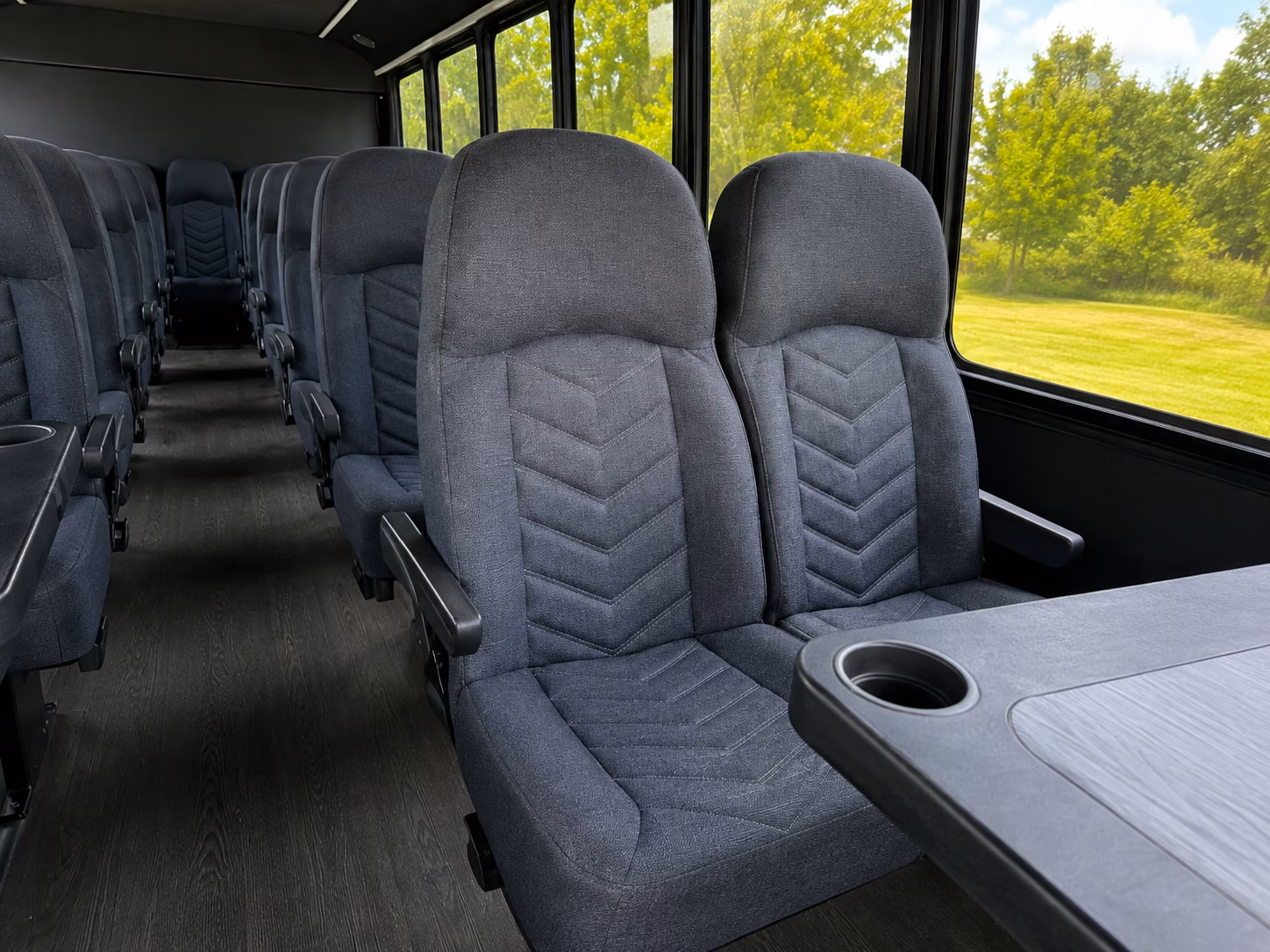 airport transfer buses for out of town wedding guests