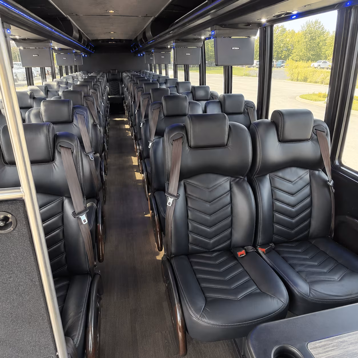 can i book a one way a round trip or a multi day package for a bus rental in san bernardino