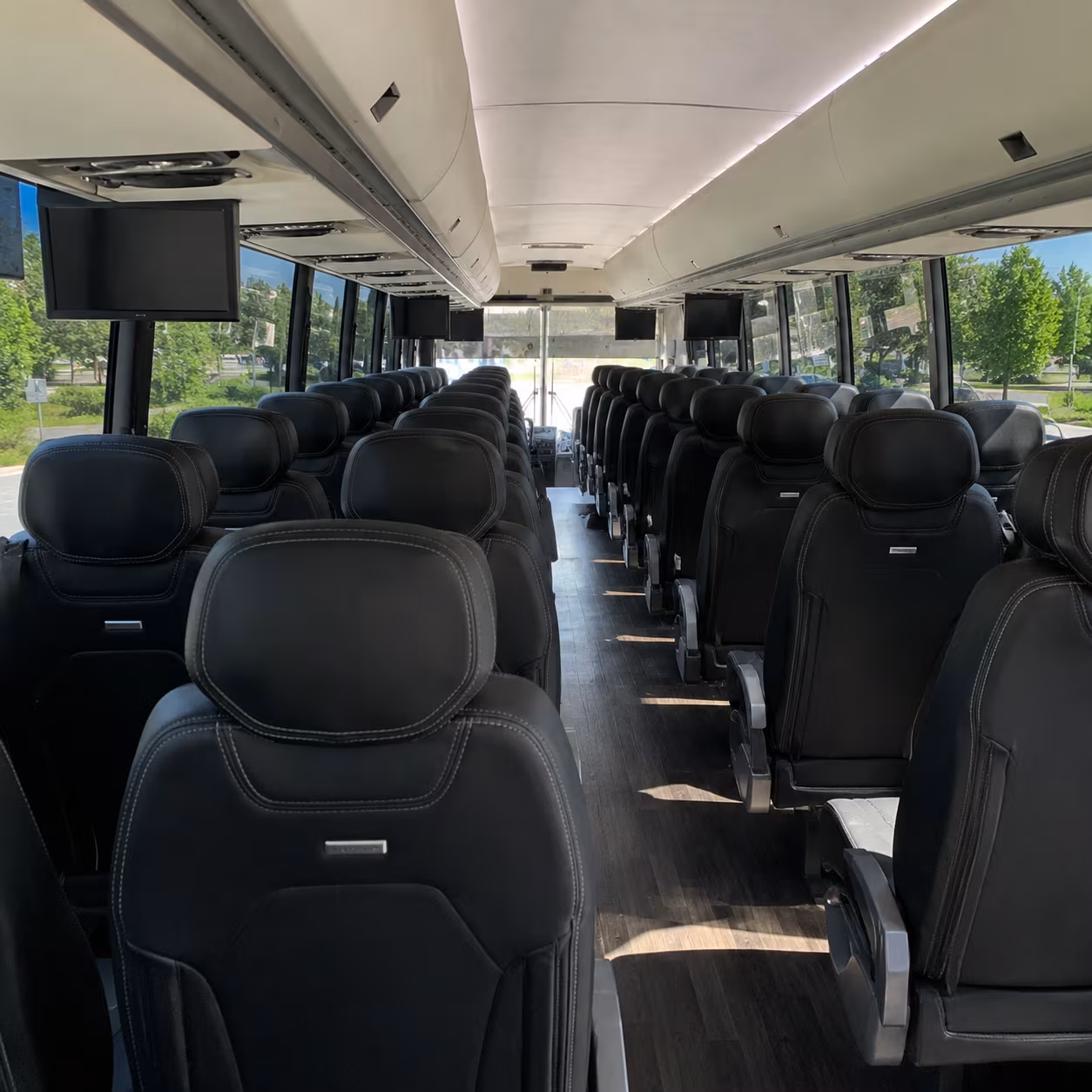 charter buses for corporate events at loma linda university and arrowhead regional