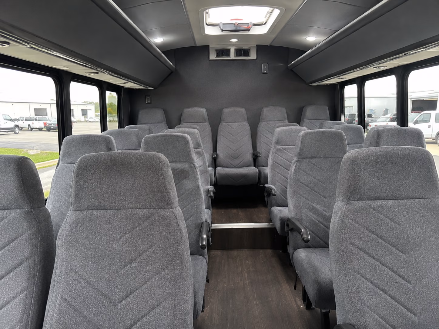 san bernardino 18 passenger minibus inside