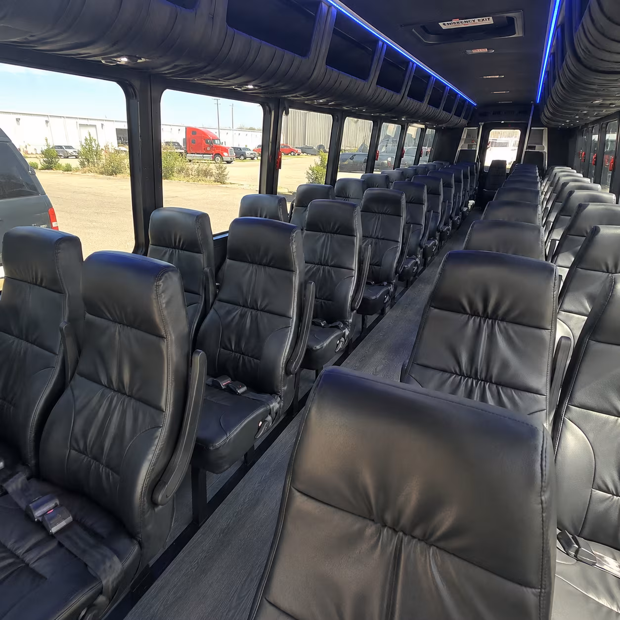 san bernardino 28 passenger minibus interior
