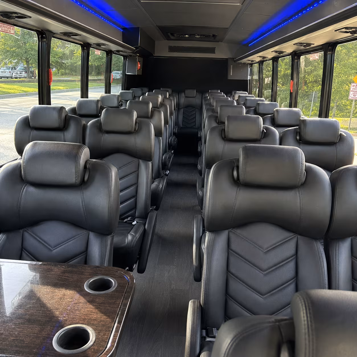 san bernardino 30 passenger minibus interior