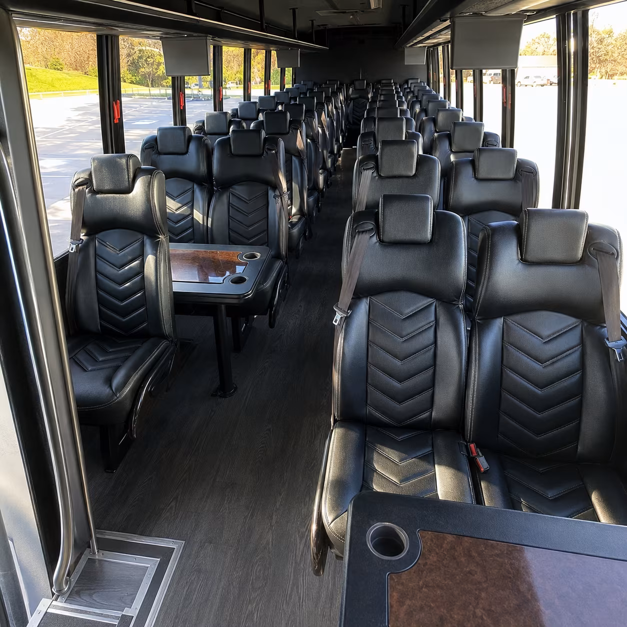 san bernardino 35 passenger minibus inside