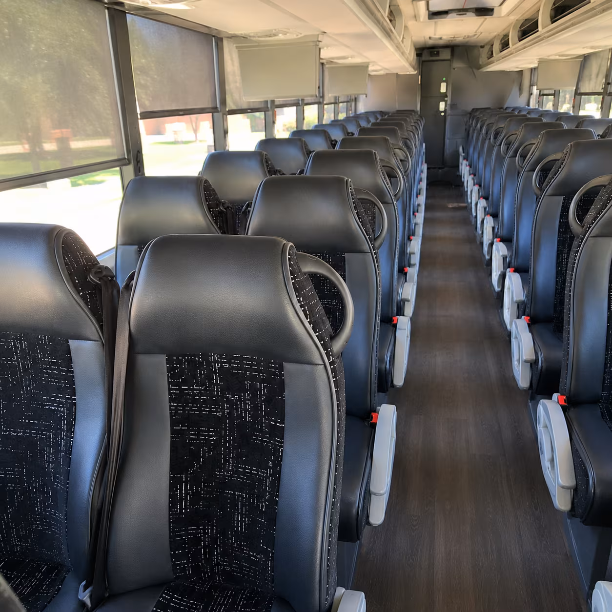 san bernardino employee transportation onboard seating