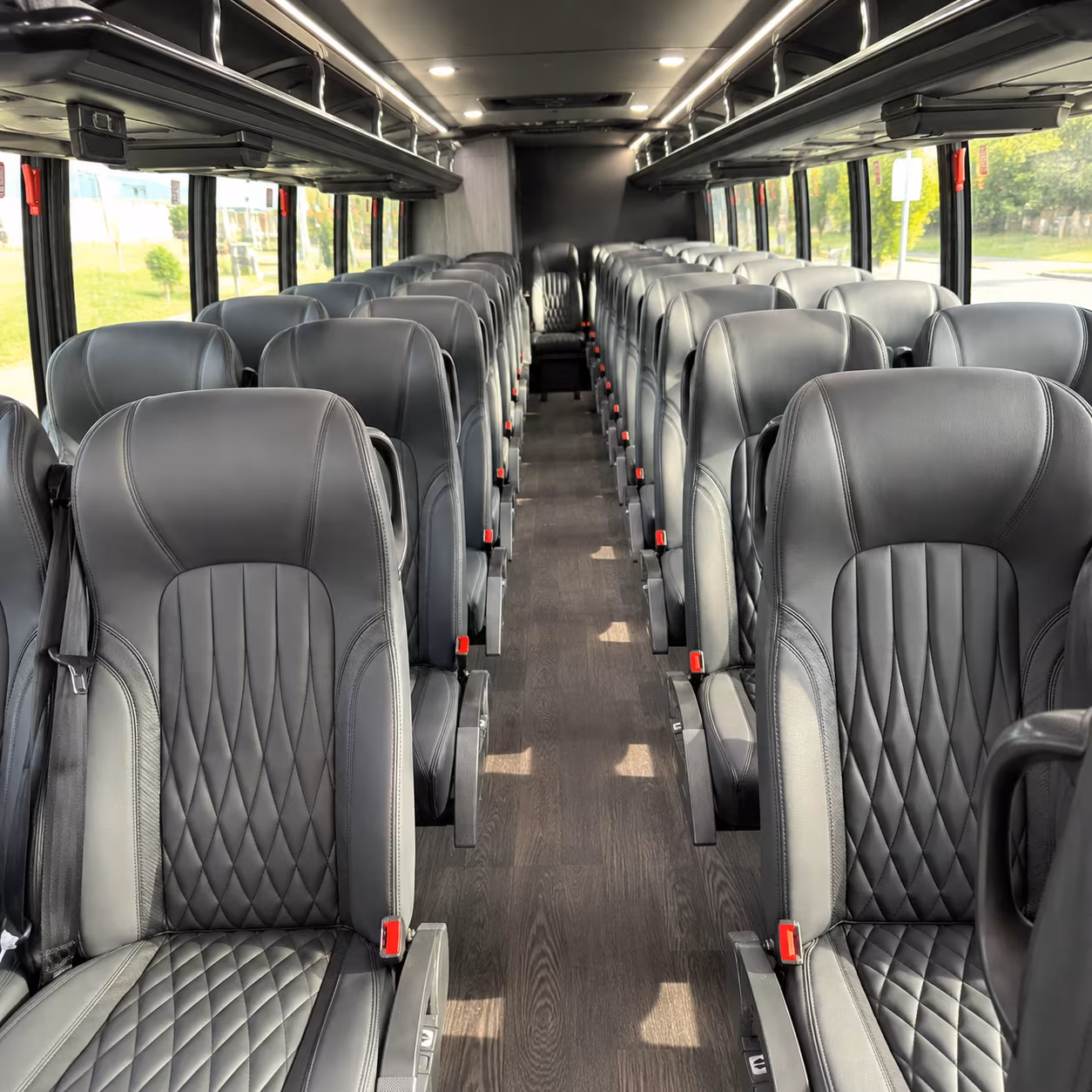 san bernardino private event transportation onboard seating
