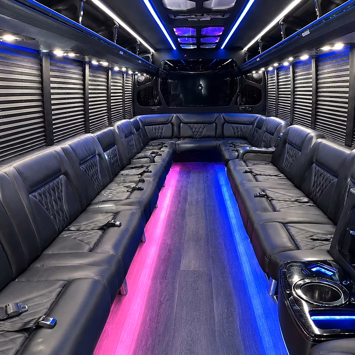 san bernardino wedding party bus rental
